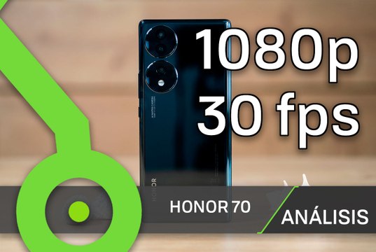 Honor 70, prueba de vídeo - 1080p (interiores)