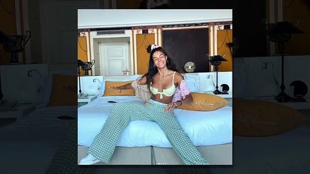 Çiçeği burnunda gelin Ebru Şahin'den yatak pozu! Şekilden şekle girdi