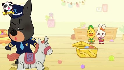 Baby was Taken by A Monster   Play Safe   Kids Cartoon   Sheriff Labrador   BabyBus