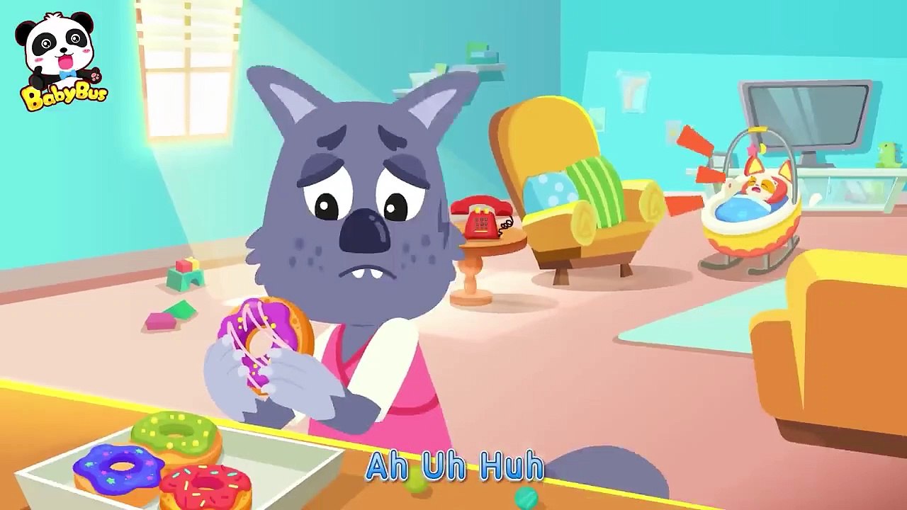 ❤ Baby Care Song   Big Bad Wolf   Kids Cartoon   Stories For Kids   Kids Song   BabyBus