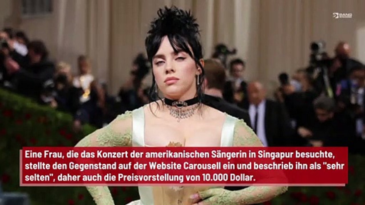 Fan verkauft Luft vom Billie-Eilish-Konzert