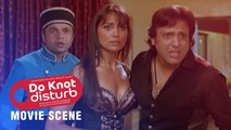 Govinda & Lara Find Detective's Body On The Balcony | Do Knot Disturb | Movie Scene | David Dhawan