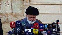 الزعيم الشيعي العراقي مقتدى الصدر يعلن 