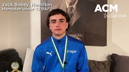 Jack Sobey, Hamilton Kangaroos, August 2022, Warrnambool Standard