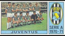 STICKERS CALCIATORI PANINI ITALIAN CHAMPIONSHIP 1971 (JUVENTUS FOOTBALL TEAM)