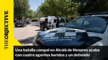 Una batalla campal en Alcalá de Henares acaba con cuatro agentes heridos y un detenido