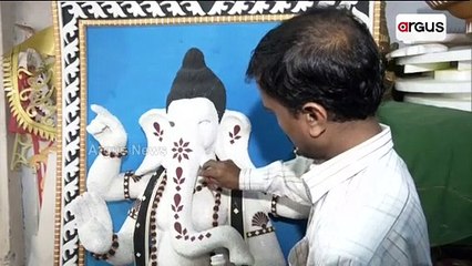 Ganesh Chaturthi 2022 : Ganesh Idol Prepared from Sago and Black Pepper