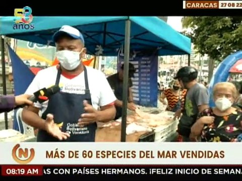 100 toneladas de pescado se comercializaron durante la Feria del Cardumen en Caracas