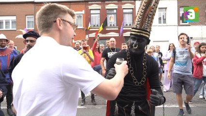 Un dimanche de Ducasse d'Ath avec les porteurs de Madame Goliath