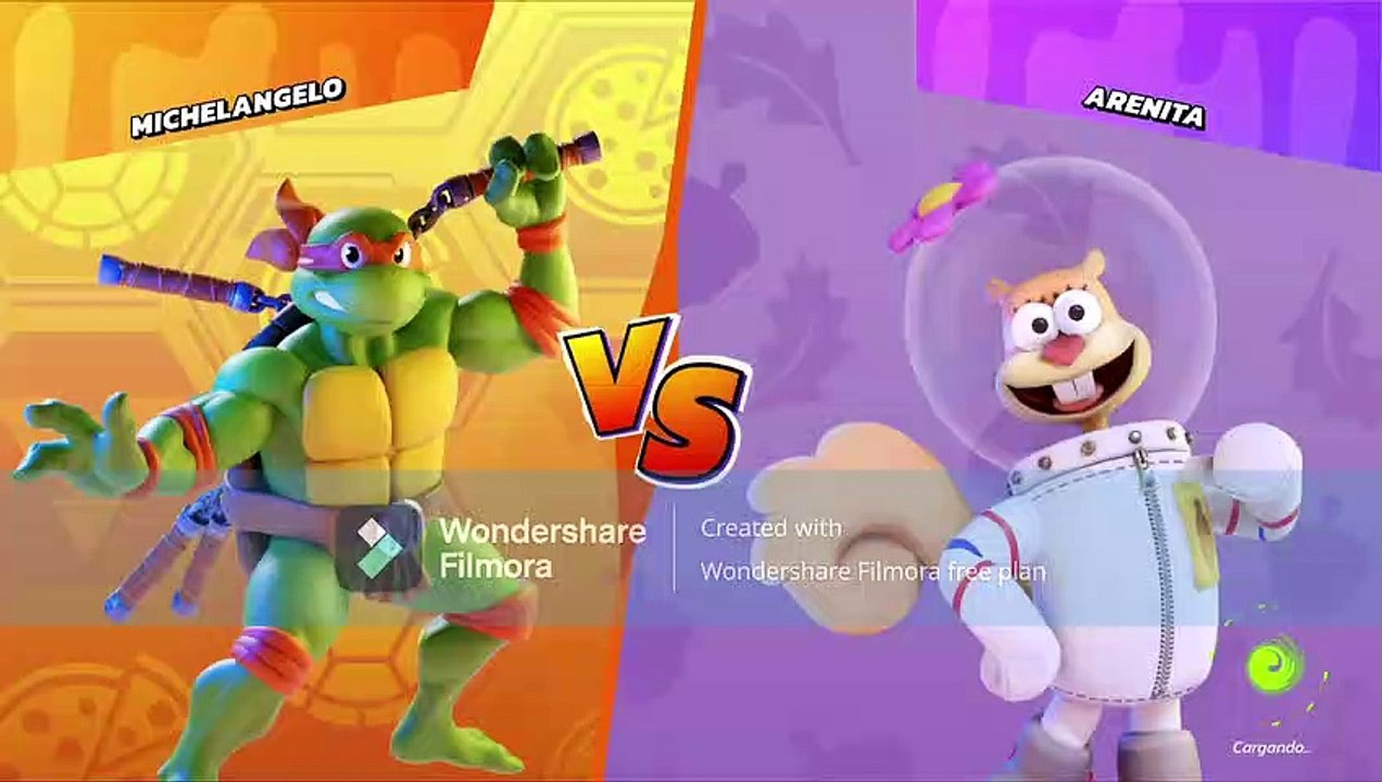 Nickelodeon All-Star Brawl Tournament: Fase de Grupos J2 #11: Michelangelo VS Arenita