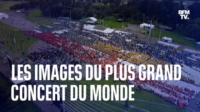 Avec 16.000 musiciens, le record du plus grand concert du monde battu en Colombie