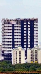 L'Inde démolit un batiment illégal de 100m de hauteur