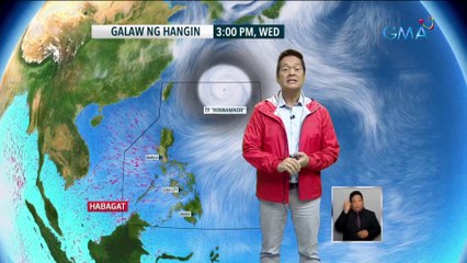 Isang malakas na bagyo, mino-monitor sa labas ng Philippine Area of Responsibility. | 24 Oras