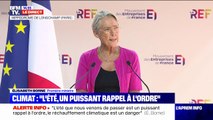 Élisabeth Borne sur le climat: 