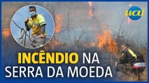 Incêndio mata animais, queima BR-040 e Serra da Moeda