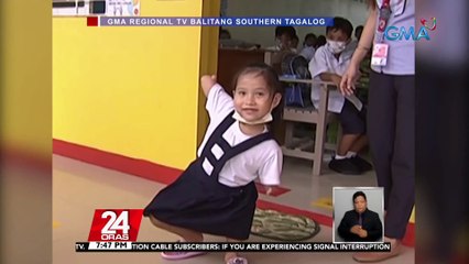 6-anyos na babae na determinadong makapag-aral sa kabila ng kapansanan, hinahangaan | 24 Oras