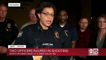 Chief Jeri Williams give update on shooting that injured two officers and killed two civilians