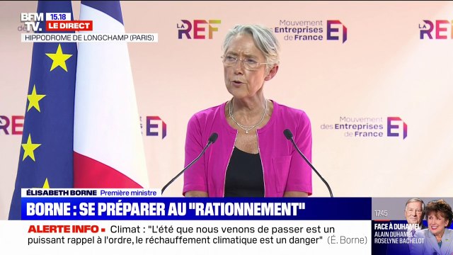 Élisabeth Borne: La transition écologique doit désormais être un critère central de chaque décision d'investissement privé comme public