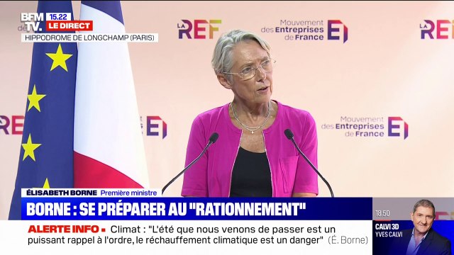 Élisabeth Borne: Pour l'équilibre de notre système, il nous faudra progressivement travailler un peu plus longtemps