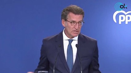 Feijóo retrata a Sánchez «No me ha llamado y presume públicamente de ello»