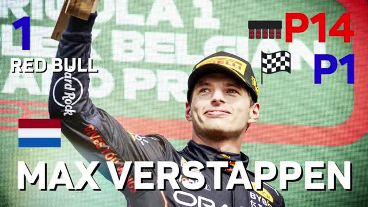 F1-Fahrer des Tages: Max Verstappen