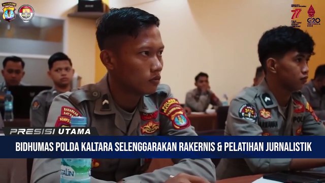 Rakernis dan Pelatihan Humas Polda Kaltara T.A. 2022