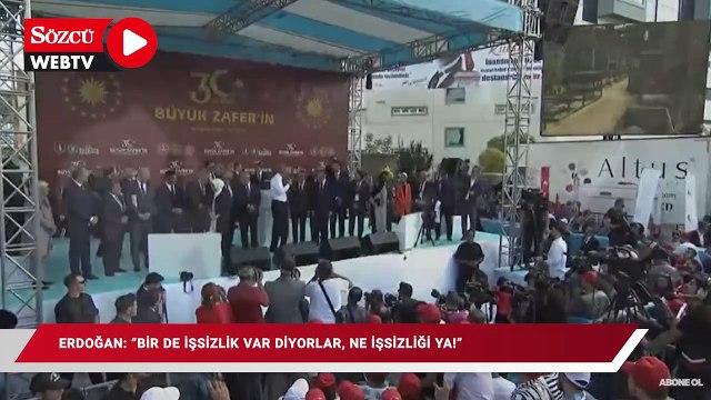 Erdoğan: Bir de utanmadan sıkılmadan diyorlar ki, ‘işsizlik var’ Ne işsizliği ya!