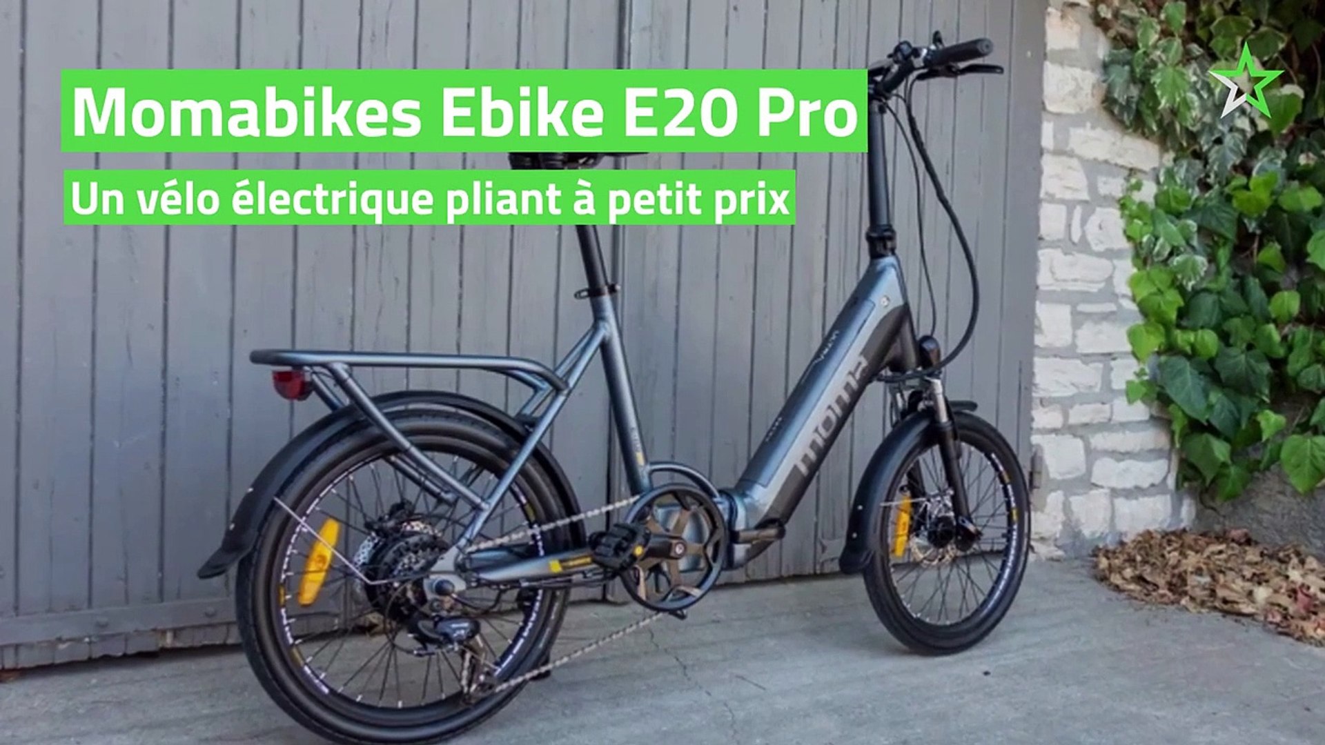 Test Momabikes Ebike E20 Pro : un vélo électrique pliant à petit prix -  Vidéo Dailymotion