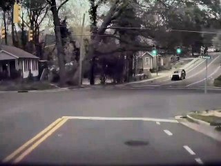 Ce conducteur a failli se faire écraser par un arbre !