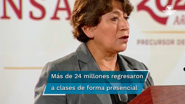 Delfina Gómez celebra inicio de nuevo ciclo escolar presencial