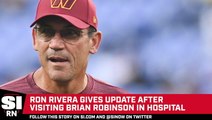 Ron Rivera Shares Positive Message From Brian Robinson to Commanders