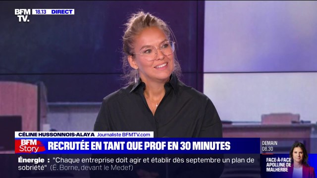Pénurie d'enseignants: recrutée après un entretien de 30 minutes, une journaliste de BFMTV raconte
