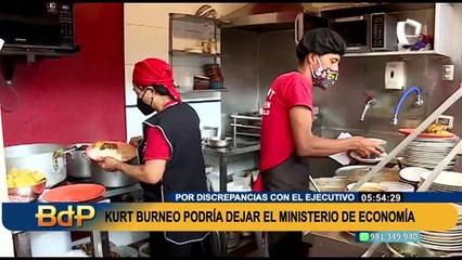 Kurt Burneo podría renunciar al Ministerio de Economía y Finanzas