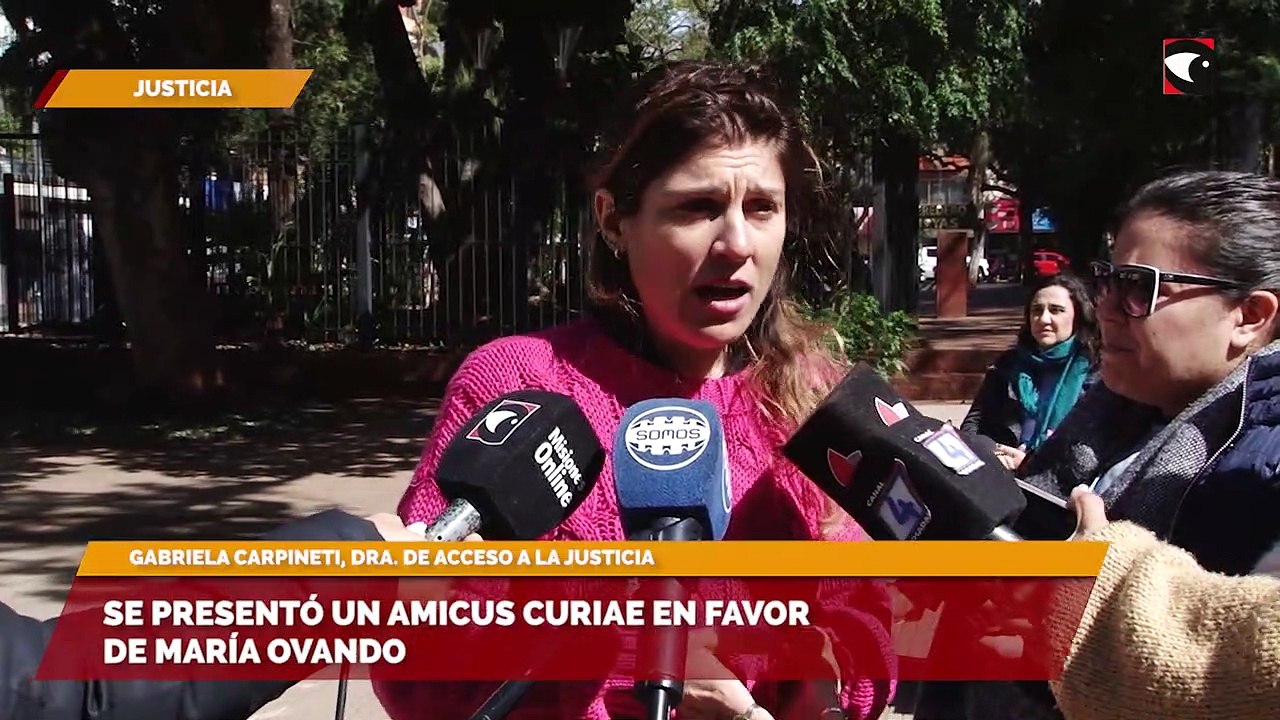 Se presentó un Amicus Curiae en favor de María Ovando