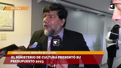 El Ministerio de Cultura presentó su Presupuesto 2023