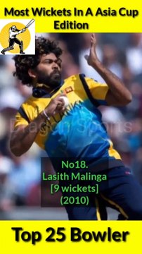 Most Wickets in Asia Cup || Most Wickets || Dragon Sports