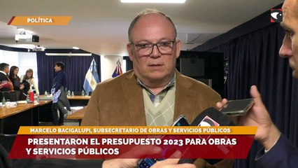 Download Video: Presentaron el presupuesto 2023 para Obras y Servicios Públicos