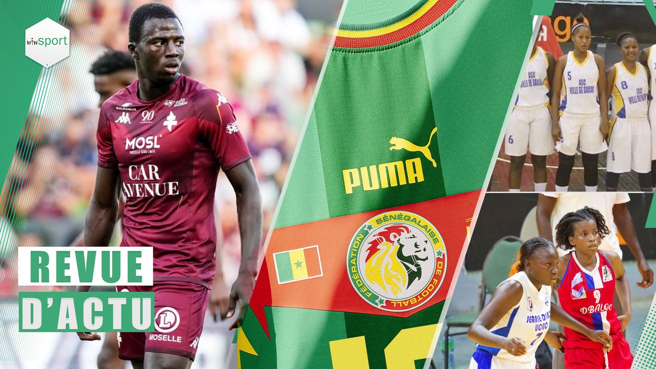 REVUE D'ACTUALITÉ DE CE 29 AOÛT : Maillot Sénégal officiel, UFOA/A le Sénégal régale, Mercato des Lions