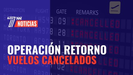 Casi un centenar de vuelos cancelados en plena operación retorno