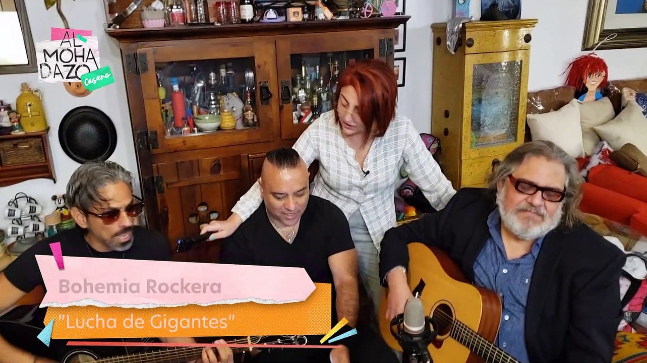 Bohemia Rockera nos canta "Lucha de Gigantes" - Almohadazo Casero