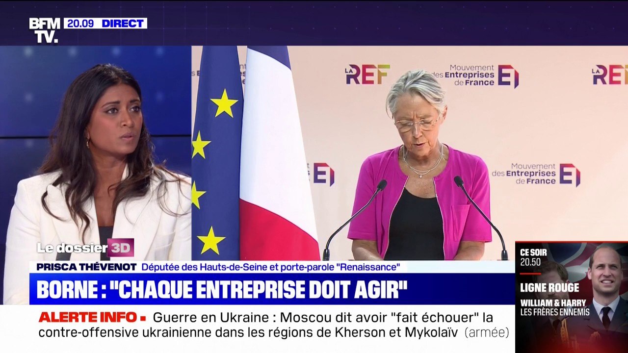 Prisca Thévenot: "L'hiver risque d'être rude si nous ne faisons pas attention à notre consommation d'énergie"