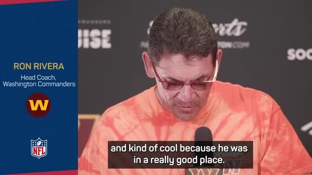 Commanders head coach provides update on NFL rookie after shooting