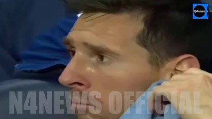 Messi SAD Reaction after Subbed off vs Monaco as Ramos Fail Bicycle Kick and Neymar Penalty