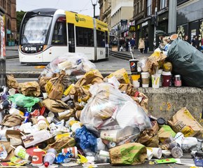 Edinburgh Refuse workers enter into day 12 of their strike.