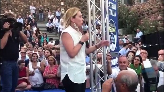 Meloni: Artisti non di sinistra ci sono ma se lo dicono, sinistra non li fa lavorare