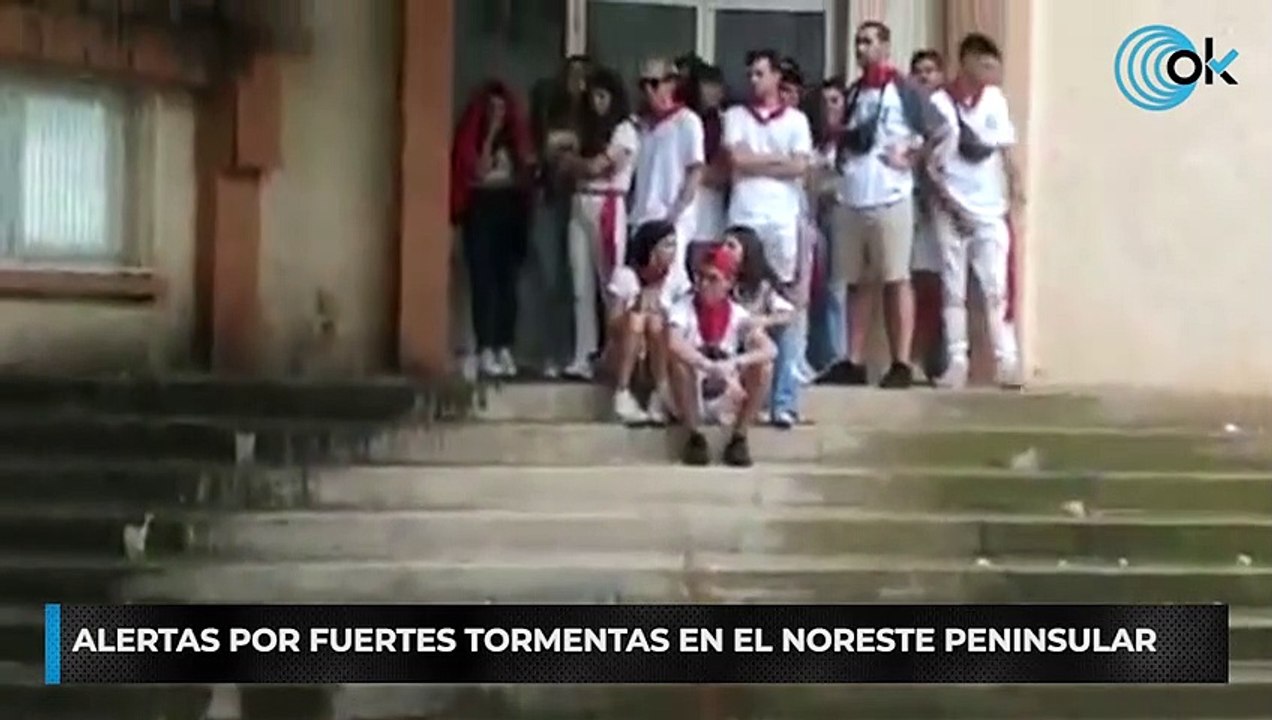 Alertas por fuertes tormentas en el noreste peninsular