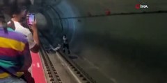 Kadıköy metrosunda şok eden görüntü!