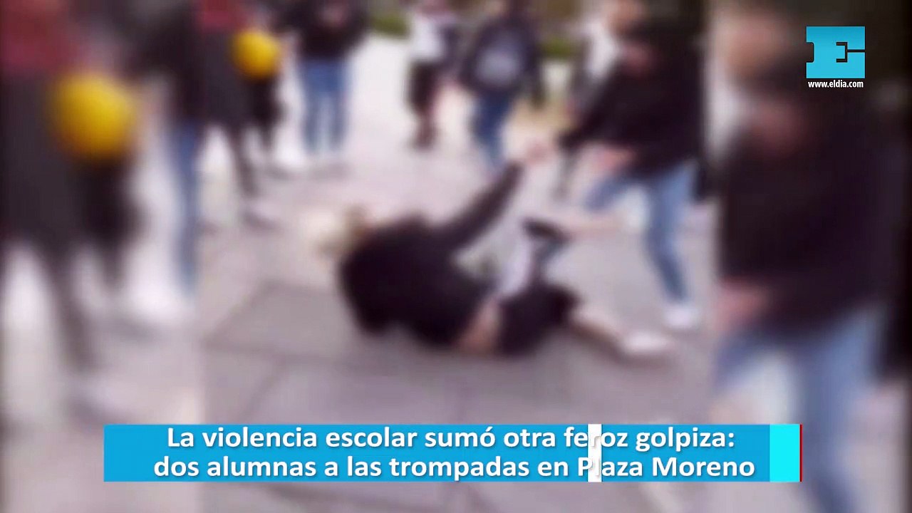 La violencia escolar sumó otra feroz golpiza: dos alumnas a las trompadas en Plaza Moreno