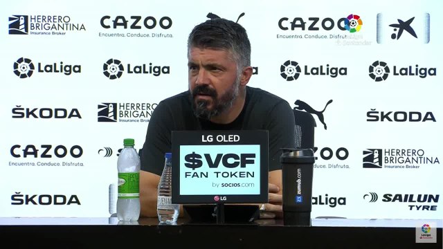 Rueda de prensa de Gatusso tras el Valencia vs. Atlético