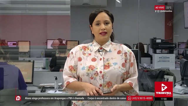 Câmera flagra acidente entre dois veículos na Av. Brasil em Apucarana